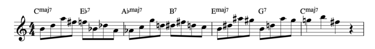 Coltrane Matrix Etude 67-The Coltrane Matrix: Ascending 1-3-7 Shapes | Bill Plake Music